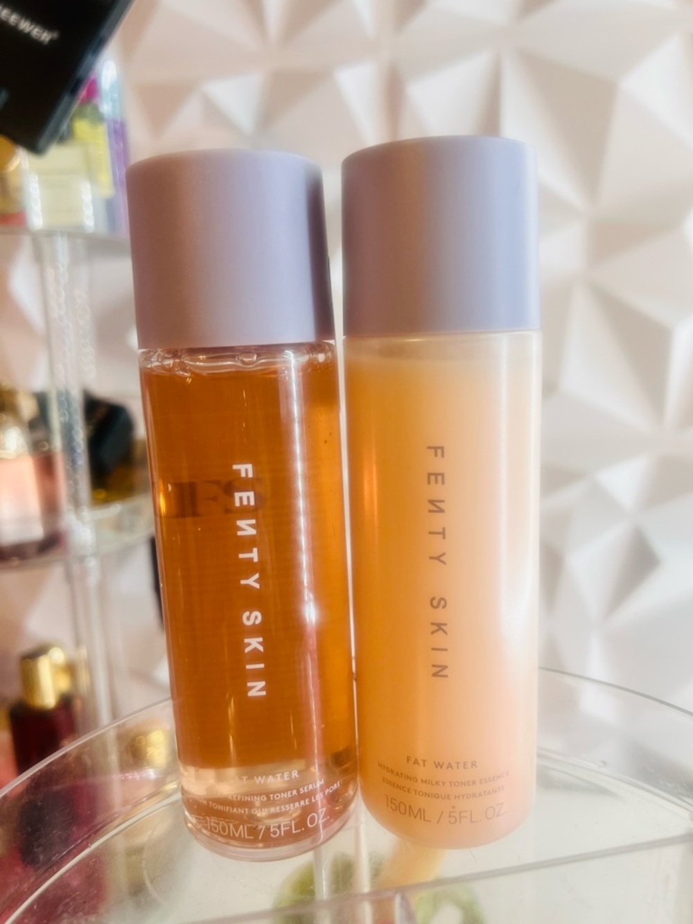 Fenty Skin Fat Water + Fat Water Milky Toner Duo in Peachy Amber